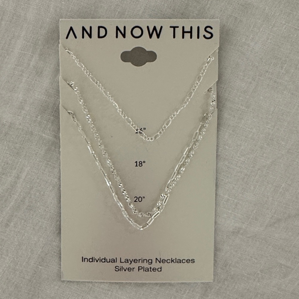 Silver Layering Necklaces